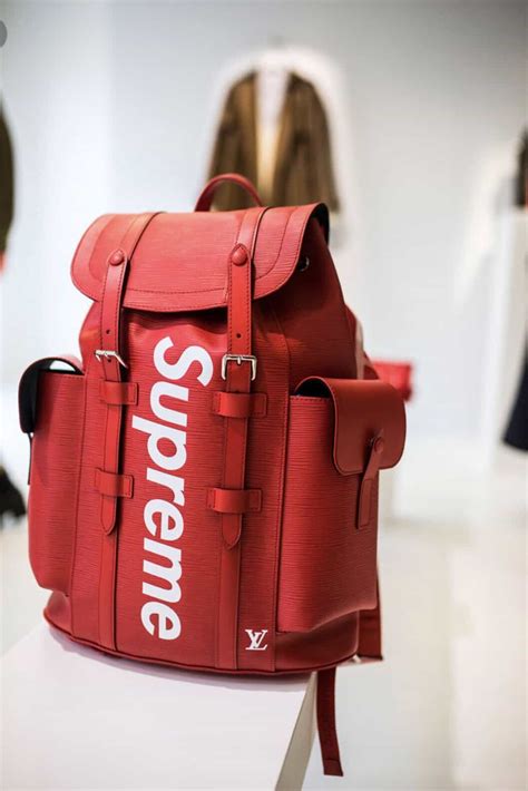 replica supreme lv duffle bag|false supreme x lv backpack.